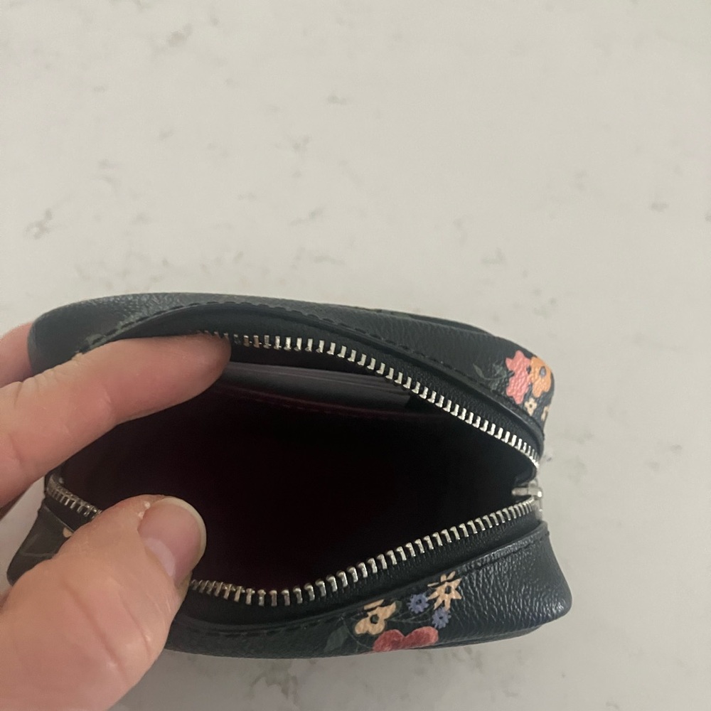 Coach Floral Mini Boxy Cosmetic Case - Picture 5 of 5